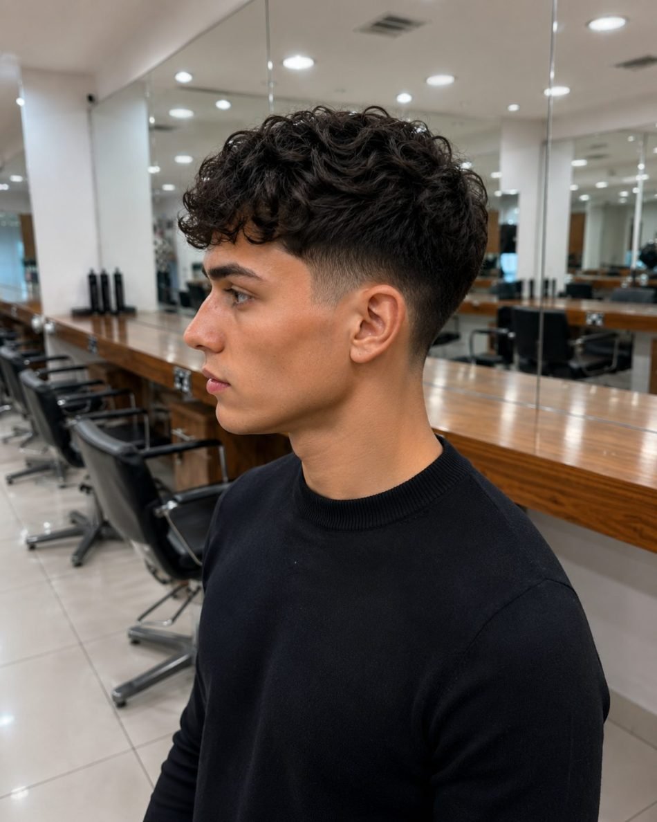Men's Curls styling by Snezhe Art Hair